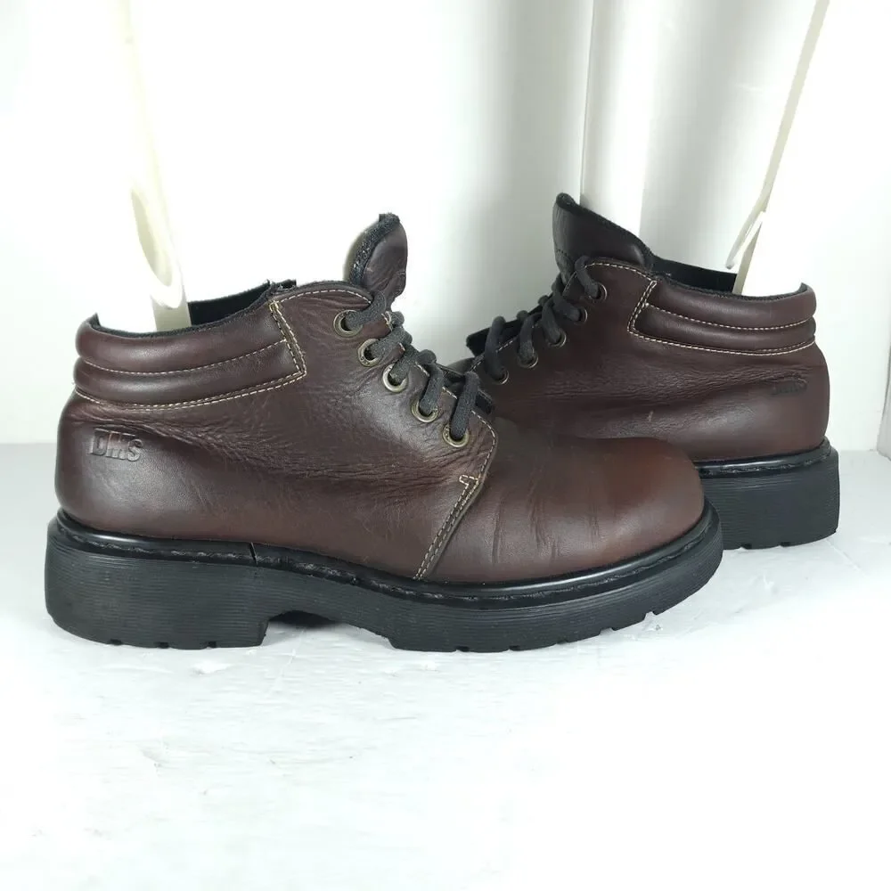 Dr. Martens Men's 9231 Vtg US 10 Uk 9 Brown Leather Chunky Work Boots England